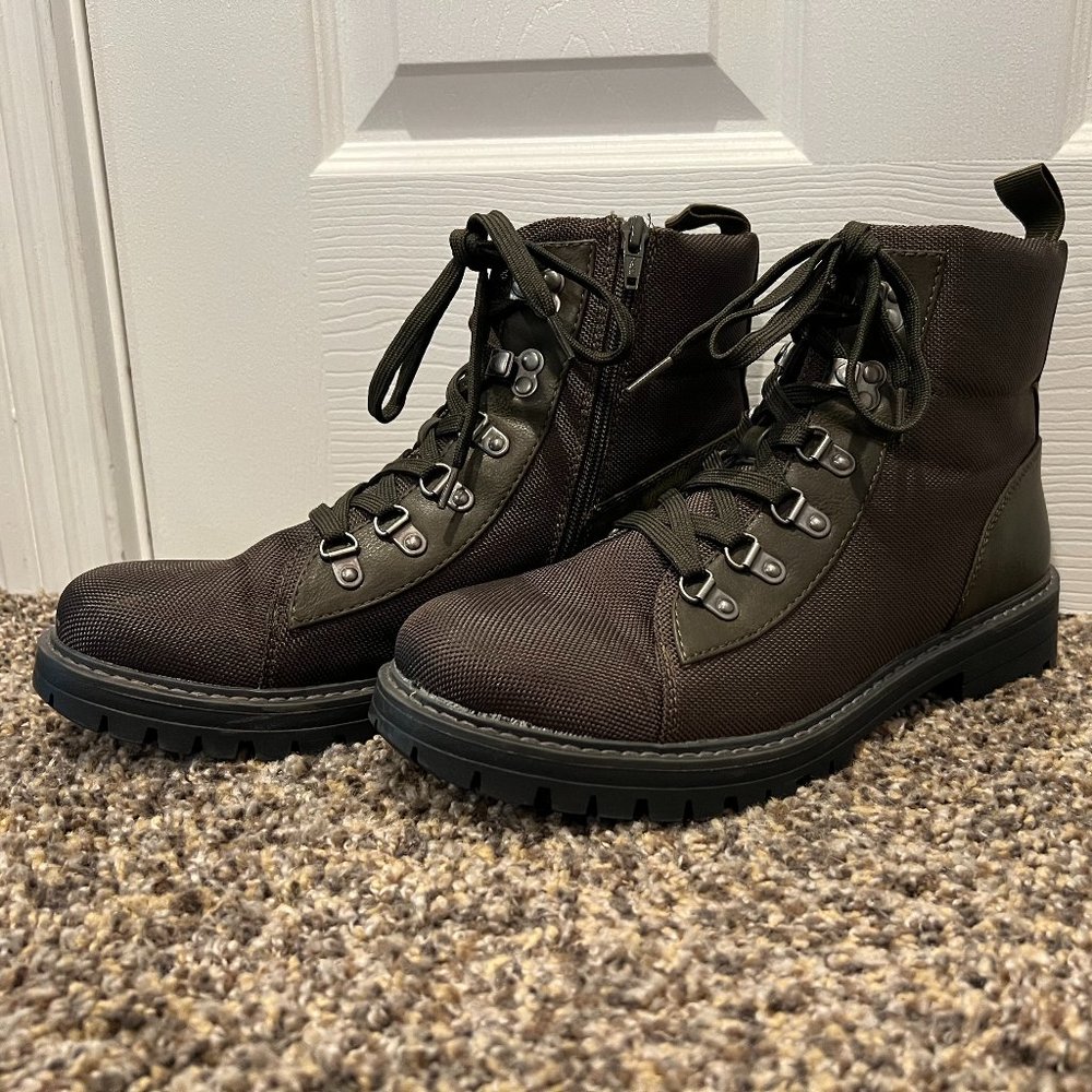 NEW Cliffs Green Combat Boots (11)